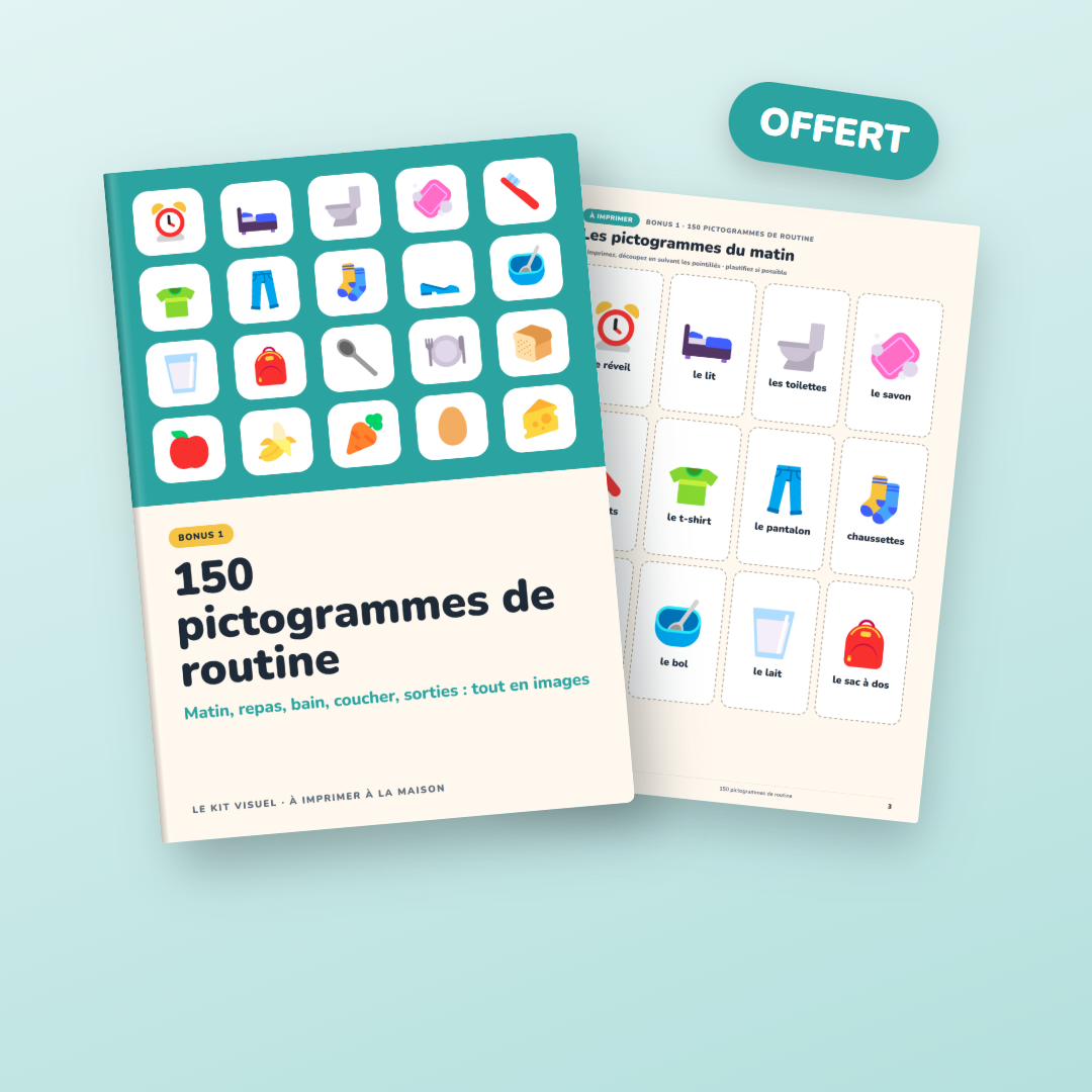 Bonus 1 : 150 pictogrammes de routine