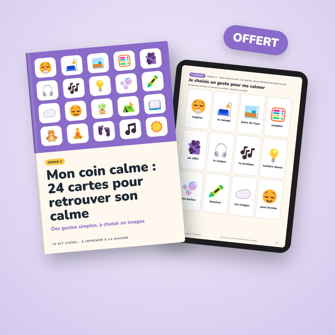 Bonus 3 : Mon coin calme, 24 cartes